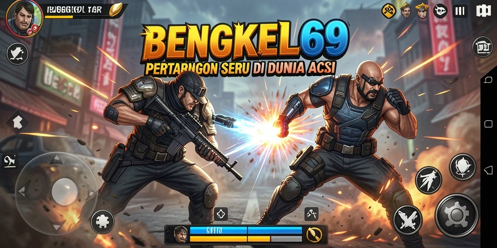 Tampilan antarmuka permainan BENGKEL69 yang menarik dan dinamis.