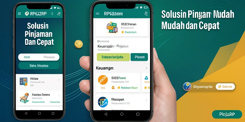 Antarmuka aplikasi RP62RP yang intuitif dan mudah digunakan.